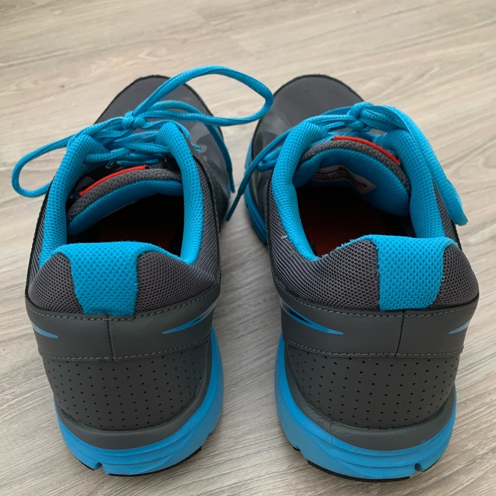 Nike Lunar Forever 3 Running Shoes 631628-001 Gray Teal Blue size 11 gym - Picture 10 of 12